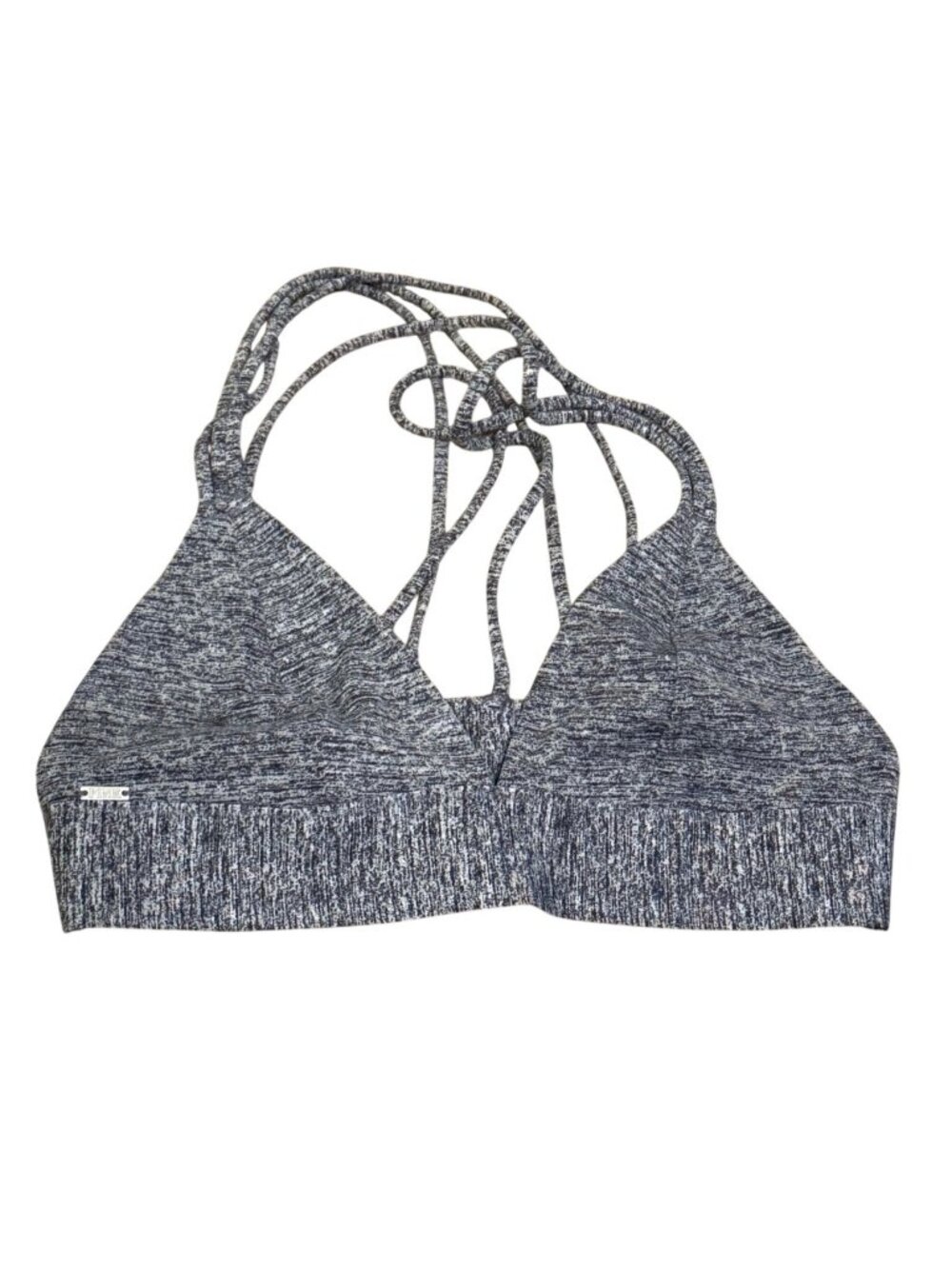 Victorias Secret Pink Heathered Strappy Back Bralette S